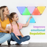 Tap-Tap Sensory Triangular Lights - Touch and Visual Stimulation