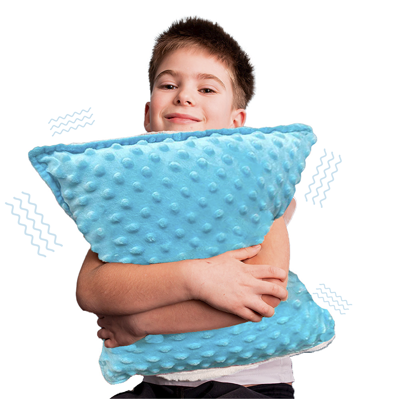 Bright Autism Hugger Sensory Pillow for Kids Soothing Vibration, Memory Foam & Minky Cover | Designed for Comfort and Sensory Support Bright Autism Hugger Sensory Pillow for Kids Soothing Vibration, Memory Foam & Minky Cover | Designed for Comfort and Sensory Support