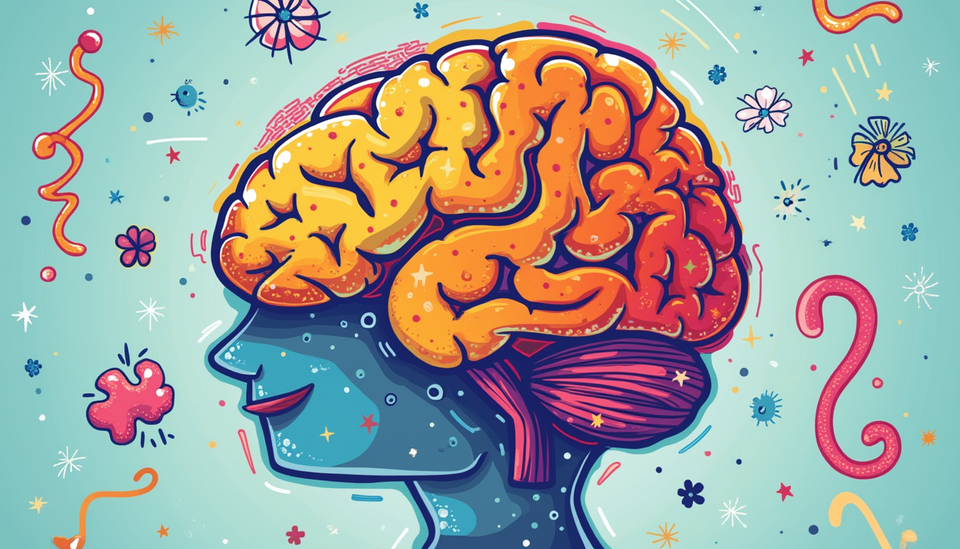 Visual representation of neurodivergent brain research