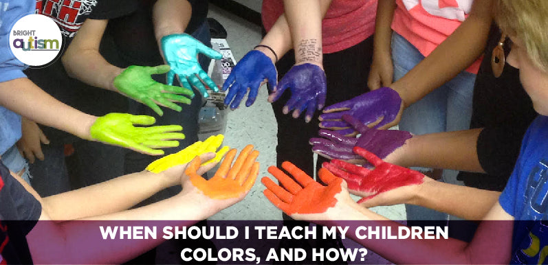 When should I teach my children colors, and How?  