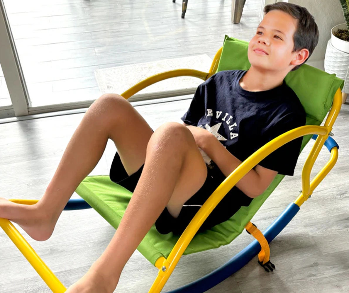 Bright Autism - The Sensory Rocking Chair offers soothing back-and-forth motion to help children find their center 