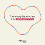Sensory Sea Lamp by Bright Autism – "Turn everyday routines into bright moments" brand graphic