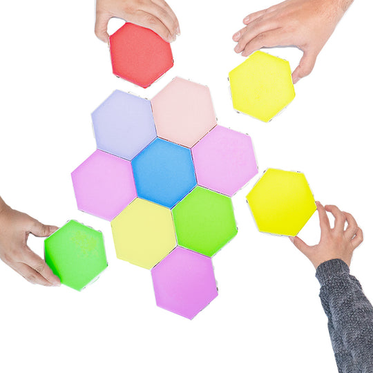 Modular Touch-Sensitive LED Light for Visual Stimulation Interactive LED Light Panel