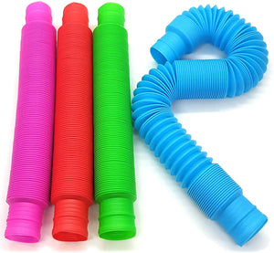 Stretchy Tubes - Fine Motor Skills Toy (8 pack)