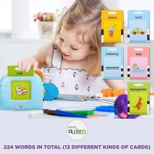 Learning Machine with talking Flashcards