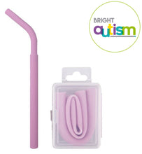 Load image into Gallery viewer, Silicone Biting Straw For Autism Portable Version
