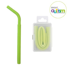 Load image into Gallery viewer, Silicone Biting Straw For Autism Portable Version
